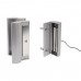 Locinox MAG3000 Surface-Mounted Magnetic Lock With Integrated Handles (300 KG, Silver)